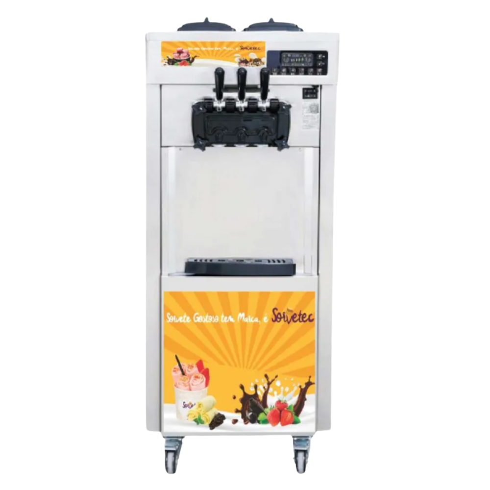 Máquina de Sorvete Expresso 8260P-YK com Conservação Noturna 60L Sorvetec