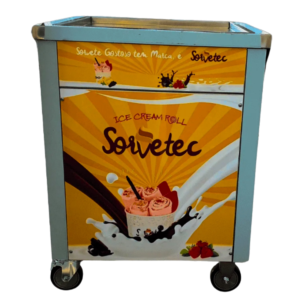Máquina Sorvetec de sorvete na chapa KK500FL-1